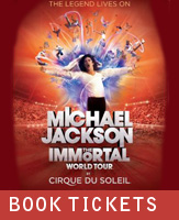 Buy tickets for Cirque du Soleil - Michael Jackson The Immortal at Jacksonville Veterans Memorial Arena