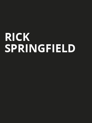 Rick Springfield, Thrasher Horne Center for the Arts, Jacksonville
