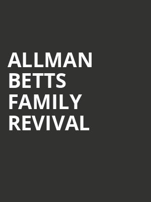 Allman Betts Family Revival, Florida Theatre, Jacksonville