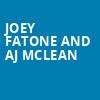 Joey Fatone and AJ McLean, Florida Theatre, Jacksonville